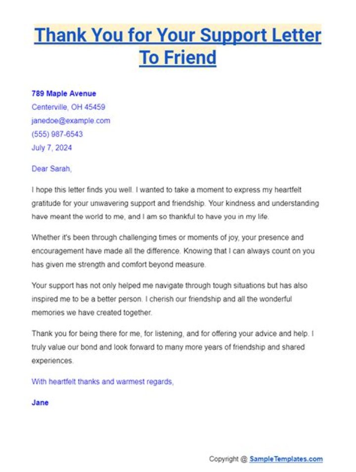 How to thank someone for help or support?