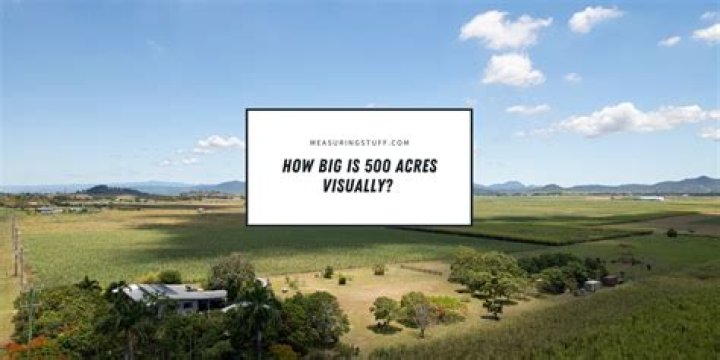 Is 500 acres a large farm?