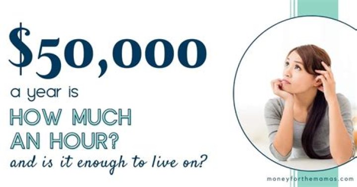 Is 50k a year enough to live on?