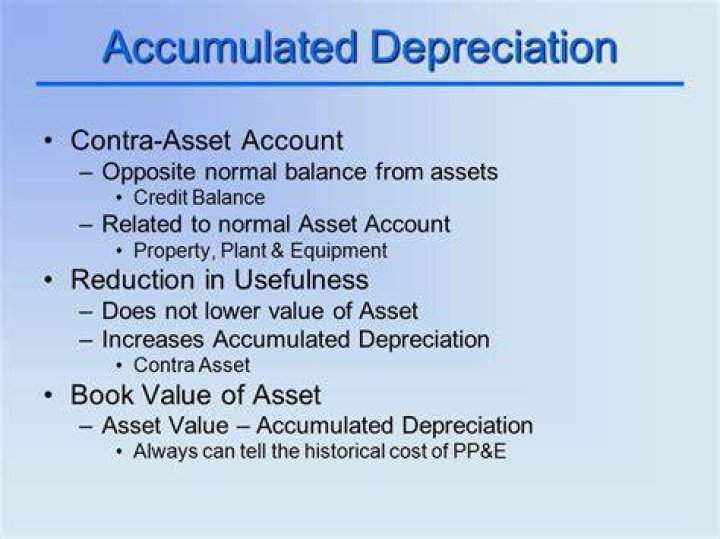 Is Accumulated depreciation A contra asset account?