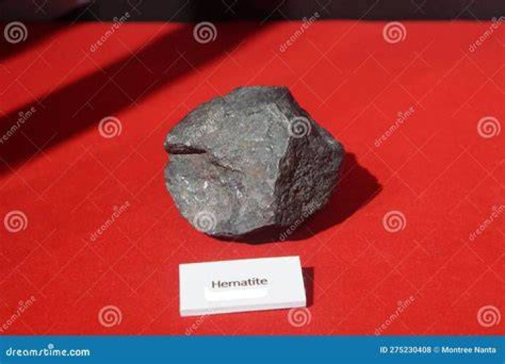 Is hematite man made?