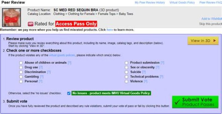 Is IMVU safe for 9 year olds?