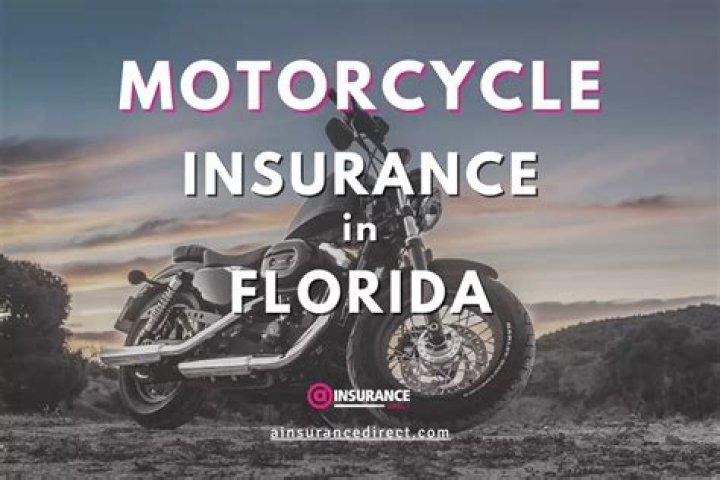 Is motorcycle insurance optional in Florida?