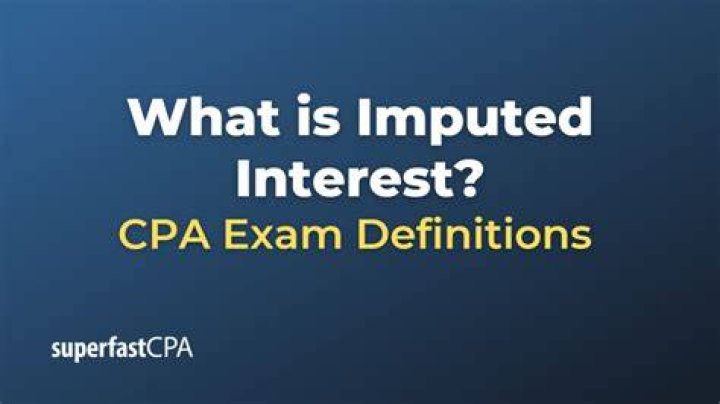 What are imputed interest rules?