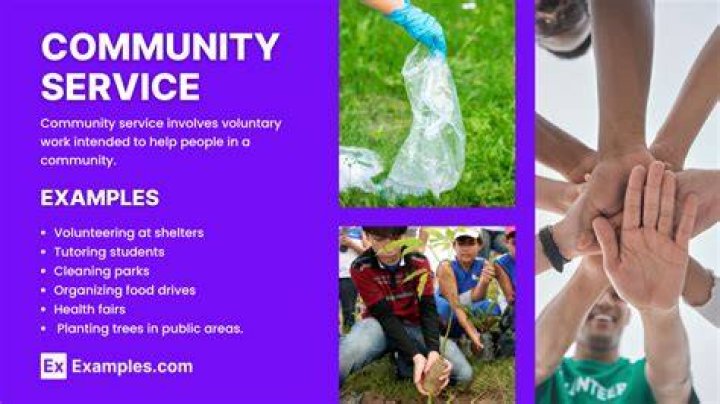 What are some good community service projects?