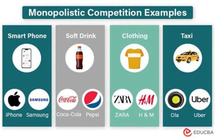 What are some monopolistic companies?
