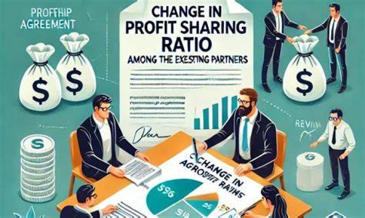 What are the adjustments required at the time of change in profit sharing ratio?