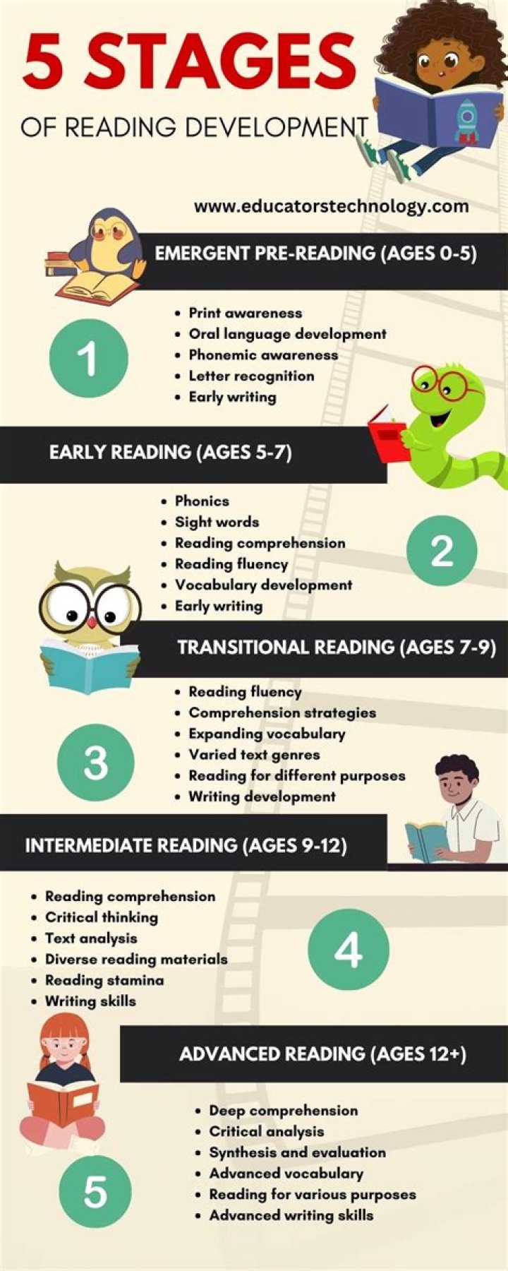 What are the characteristics of a 12 year old?
