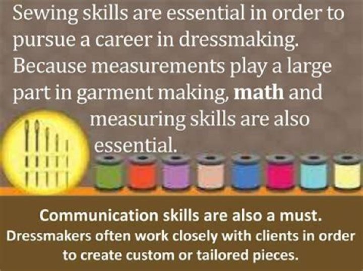 What are the opportunities of dressmaking as a career?