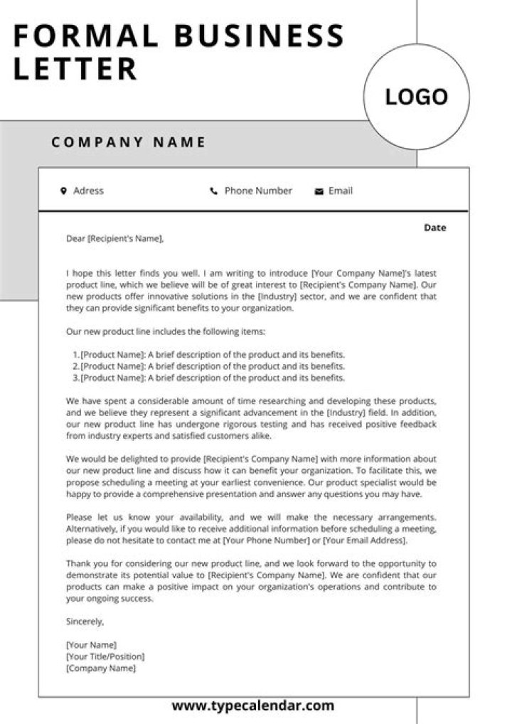 What are the parts of business letter?
