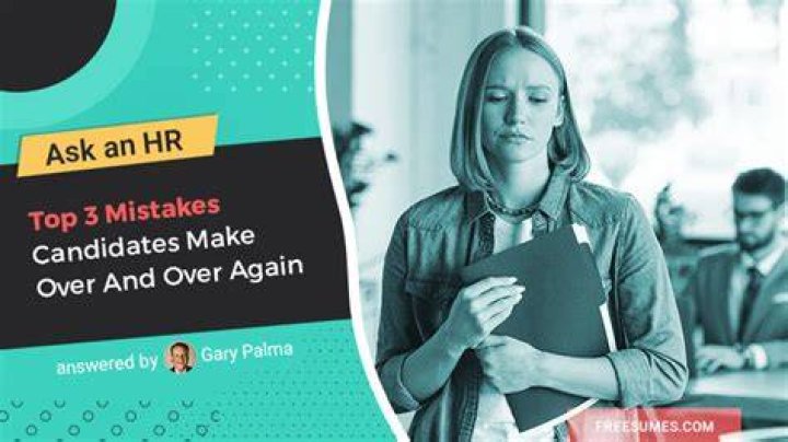 What are the top 3 interview mistakes?