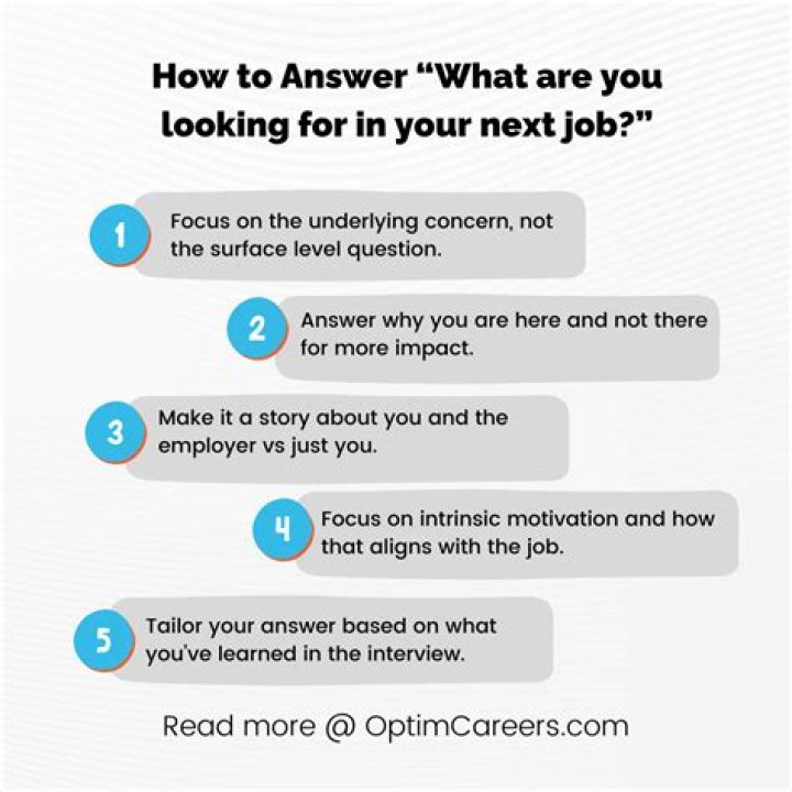 What are you looking for in a job interview answer?
