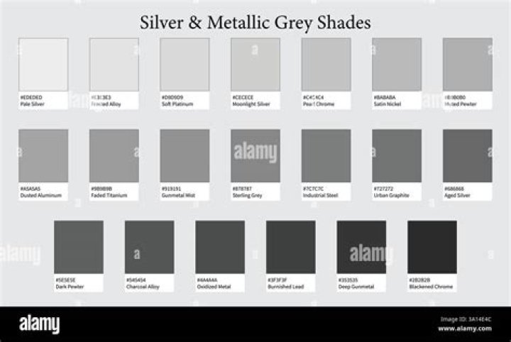 What color is close to silver?