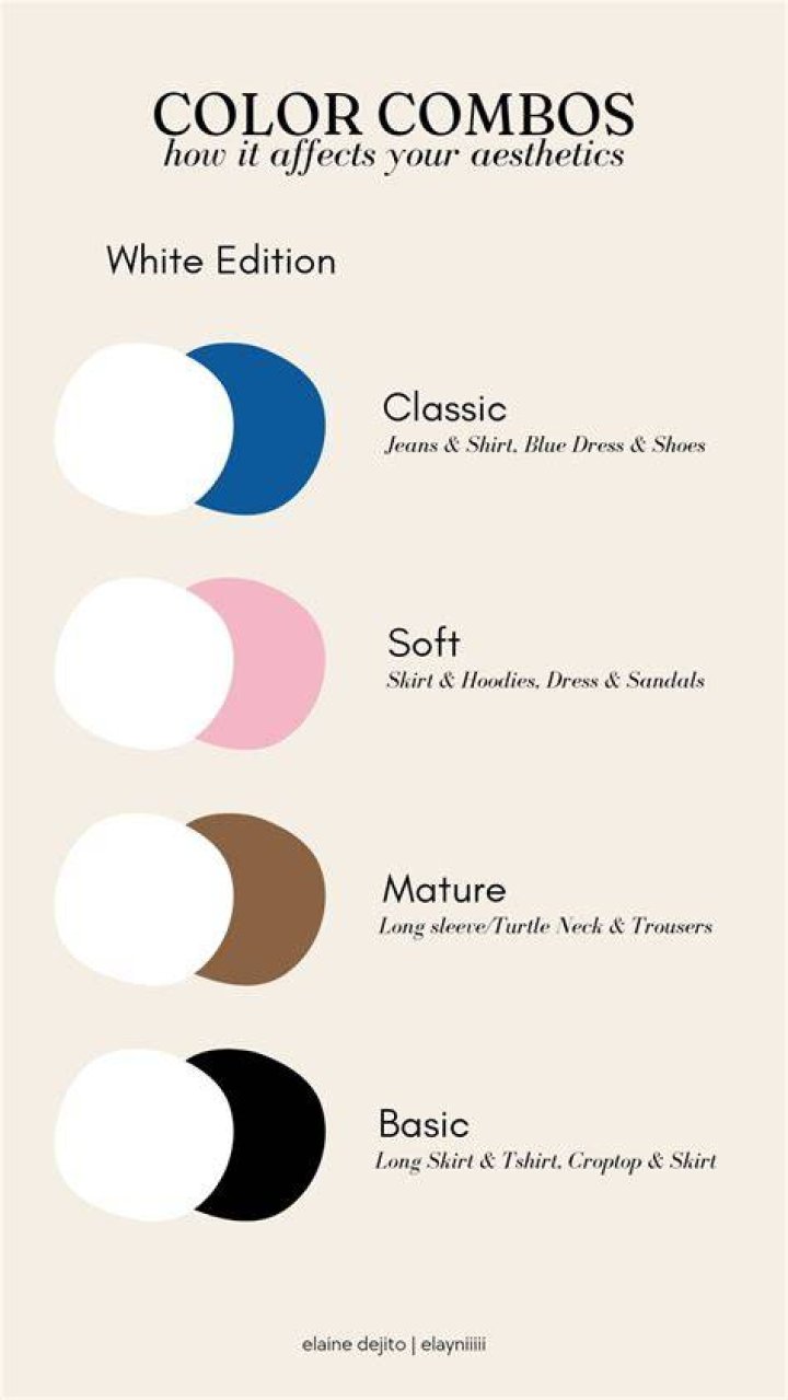 What color matches good with white?