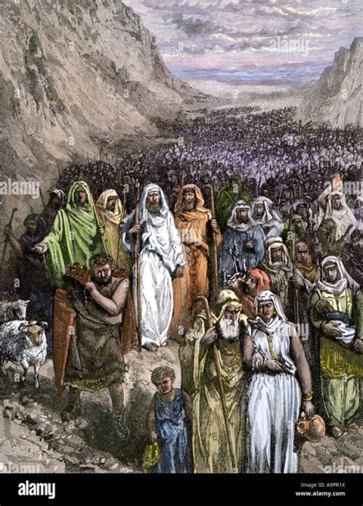 What did the Israelites carry?
