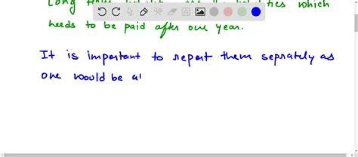 What distinguishes a current liability from a long-term liability Why is it so important to report these separately How is this information used in decision making applications?