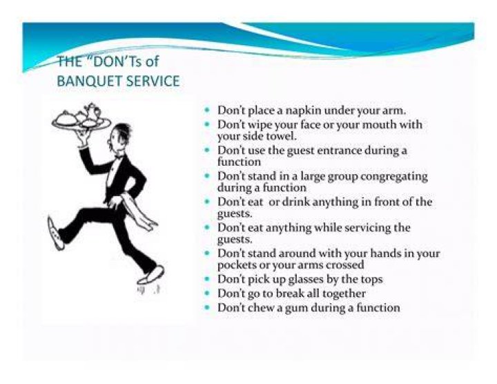 What do you do as a banquet server?