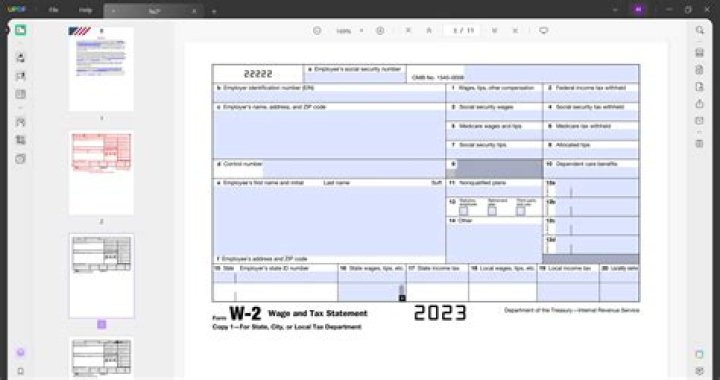 What do you do with a W-2 form for taxes?