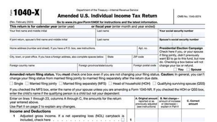 What do you need to know about the 1040X form?