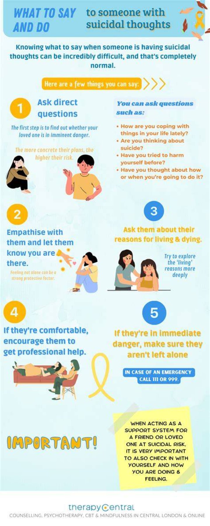 What do you say to someone who is going through a hard time?