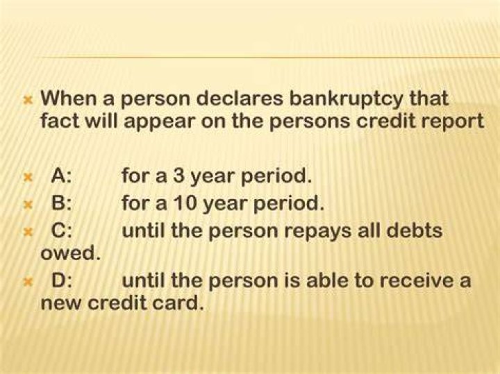 What do you think happens to the person who declares bankruptcy?