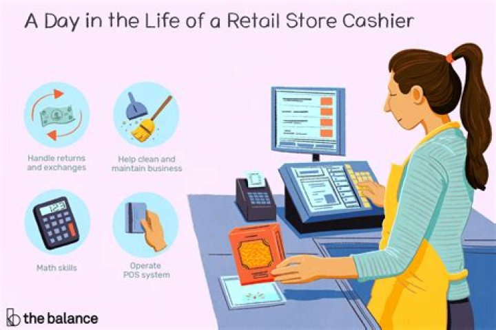 What does a cashier do?