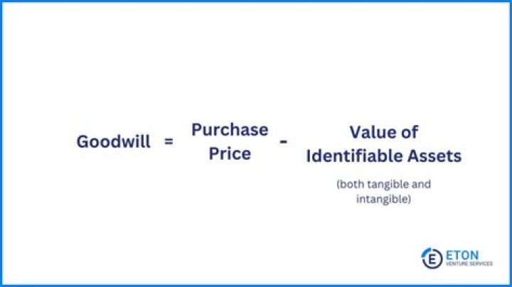 What does goodwill sale mean?