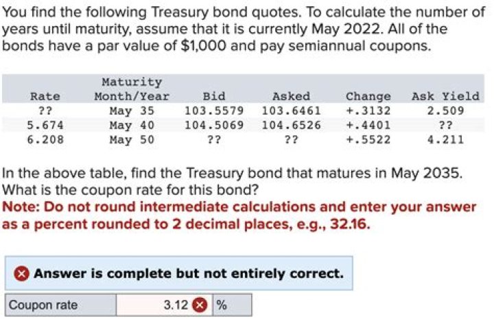 What does it mean when a Treasury bond matures?