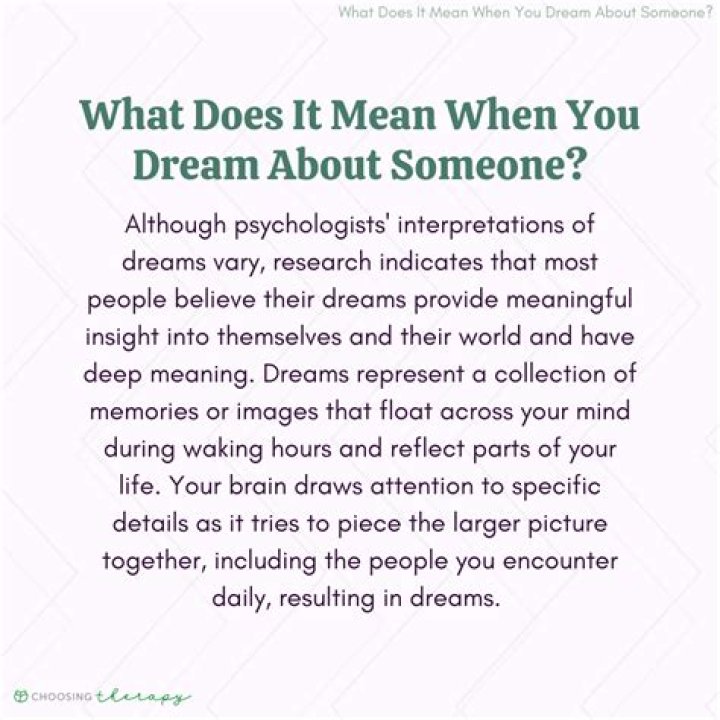 What does mean when looking at?