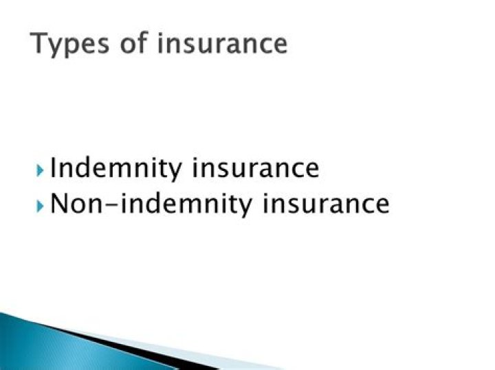 What does non-indemnity mean in insurance?