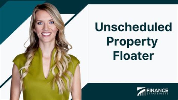 What does personal property floater cover?