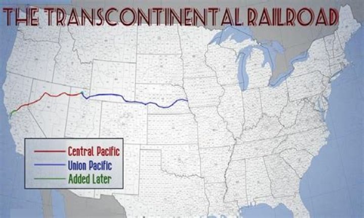 What group was responsible for the transcontinental railroad?