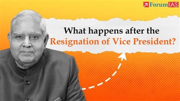What happens if the Vice President resigns?