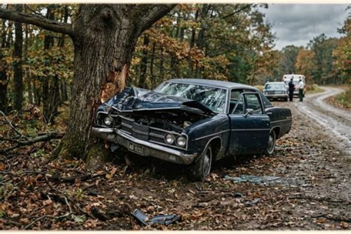 What happens if you crash a car and no one else is involved?