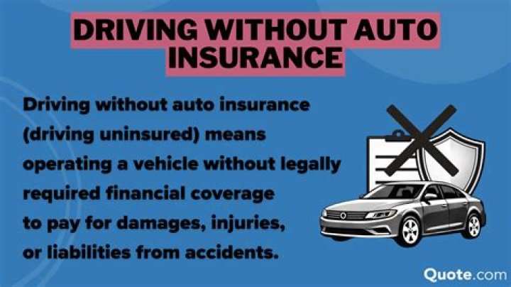 What happens if you get caught driving without insurance NC?