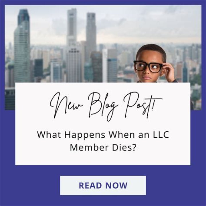 What happens when an LLC member dies?