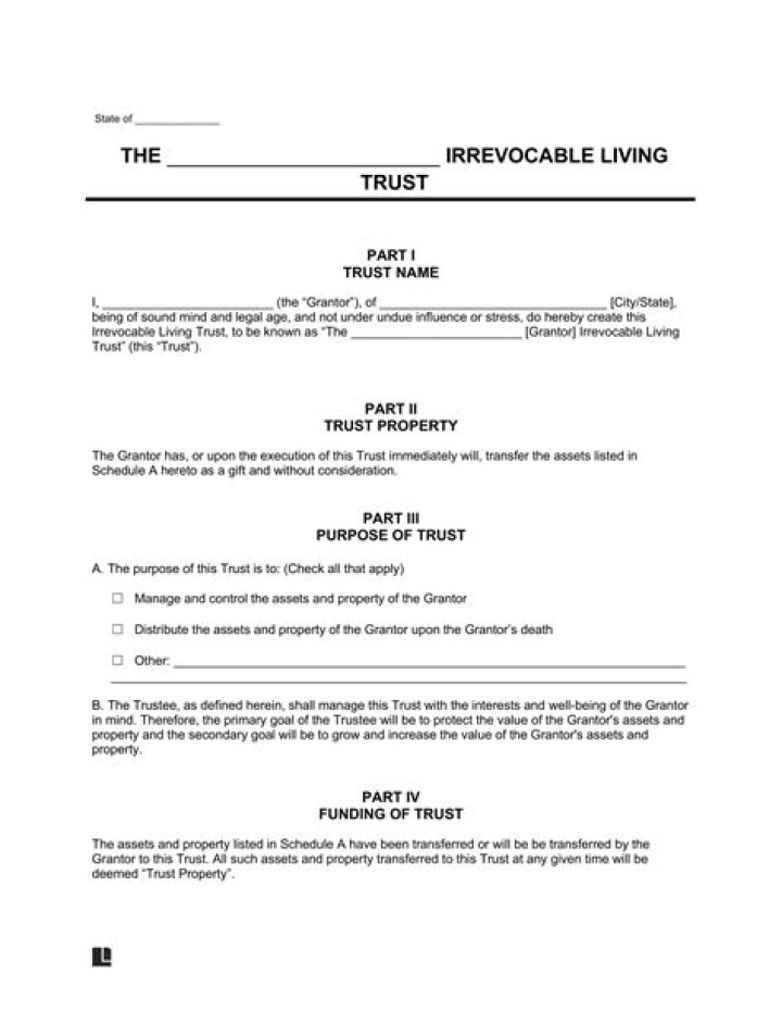 What happens when you put your assets in a trust?