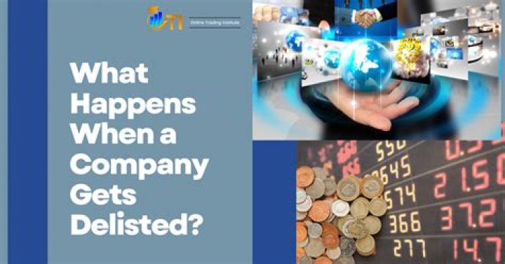 What if a company that I hold shares in gets delisted?