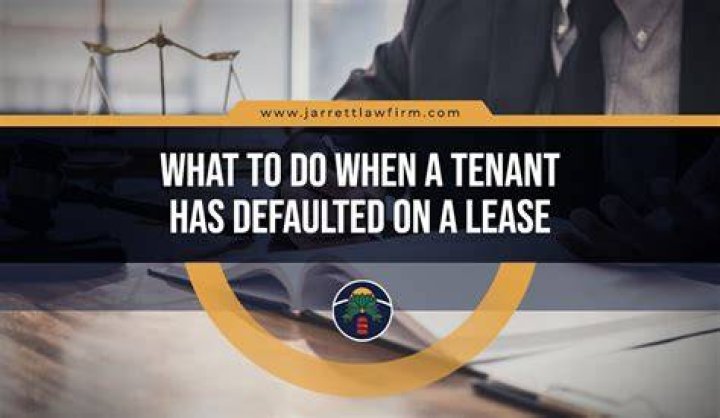 What is a defaulted lease?
