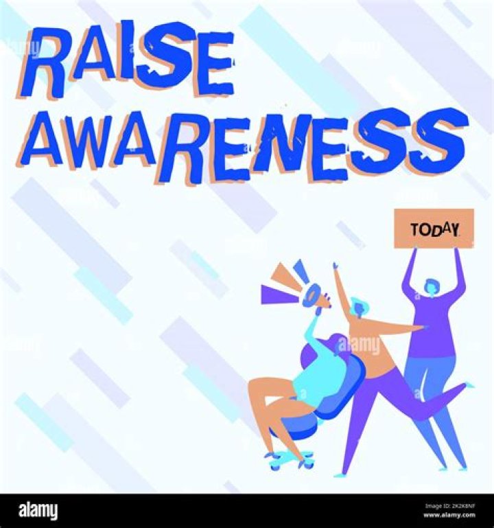 What is an example of raising awareness?