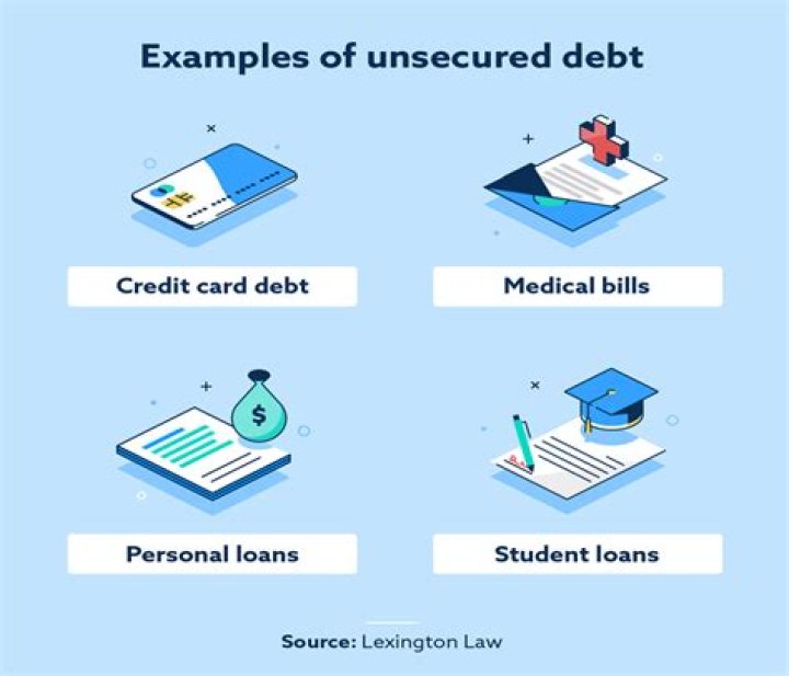 What is an unsecured debt?