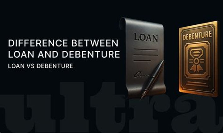 What is difference between loan and debenture?