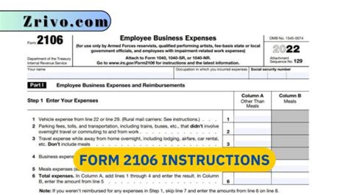 What is Form 2106 on tax return?