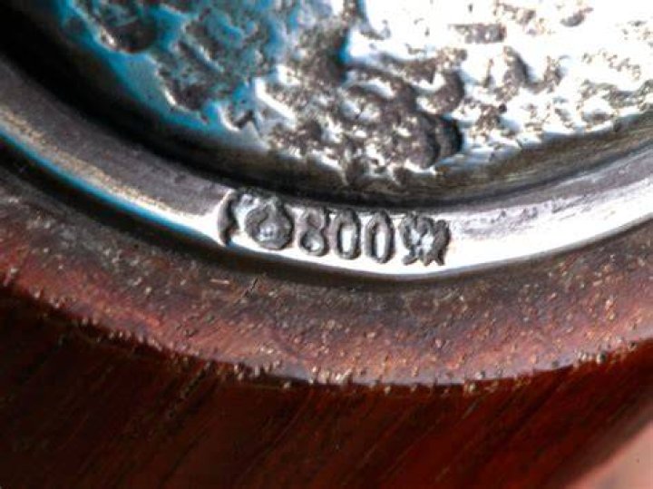 What is silver marked 800?