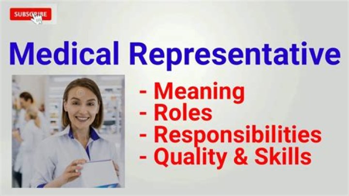 What is the basic job function of a Medical Representative?