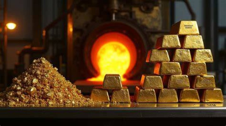 What is the chemical process of gold?