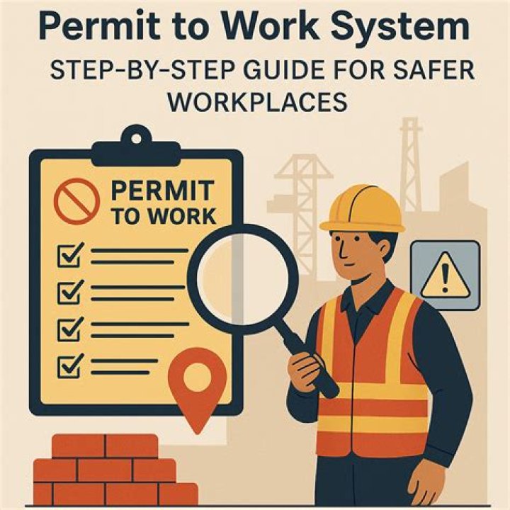 What is the purpose of using a permit to work system?