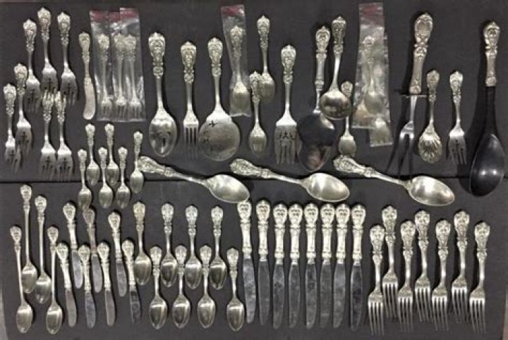 What is the scrap value of sterling silver flatware?