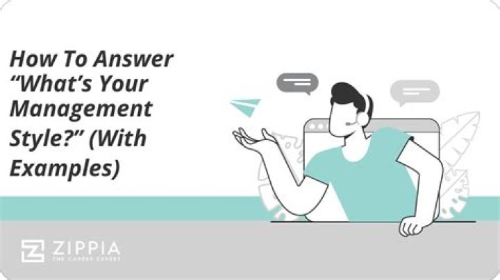 What is your management style best answer?