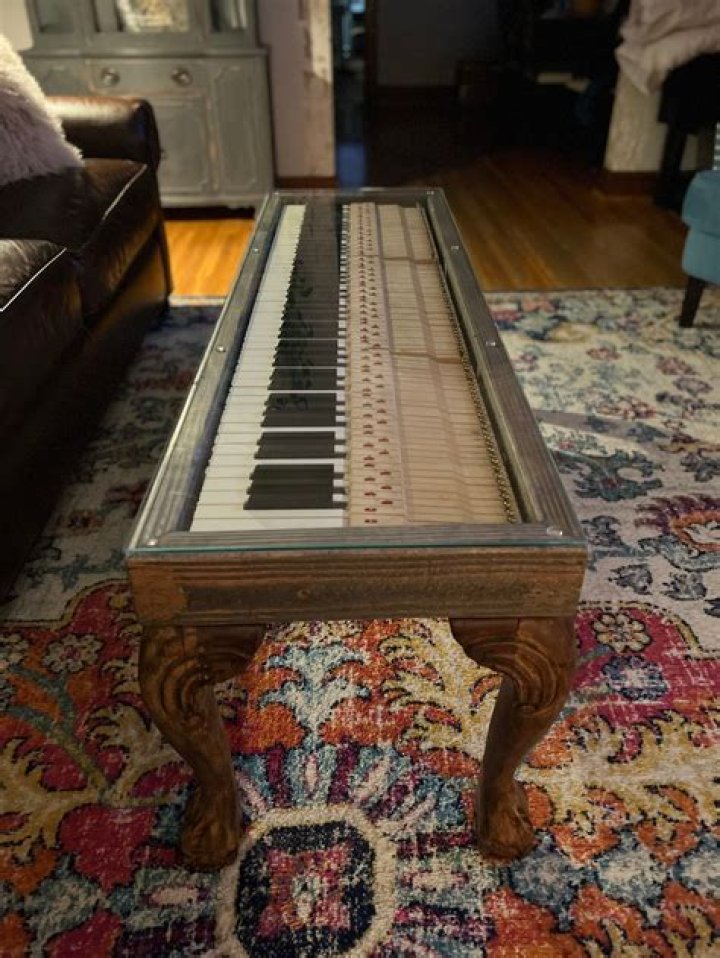 What kind of metal is in an old piano?